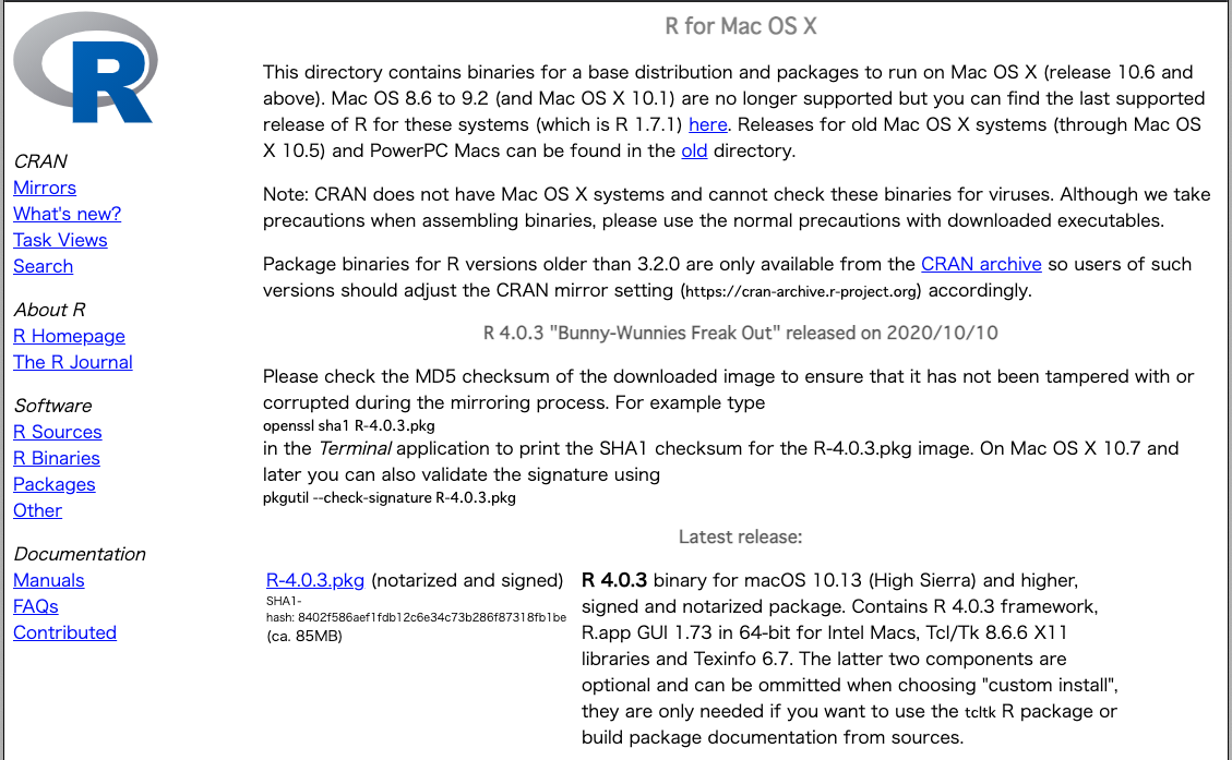 Download R On Mac 2 RとRStudioのインストール | 社会調査のためのR入門